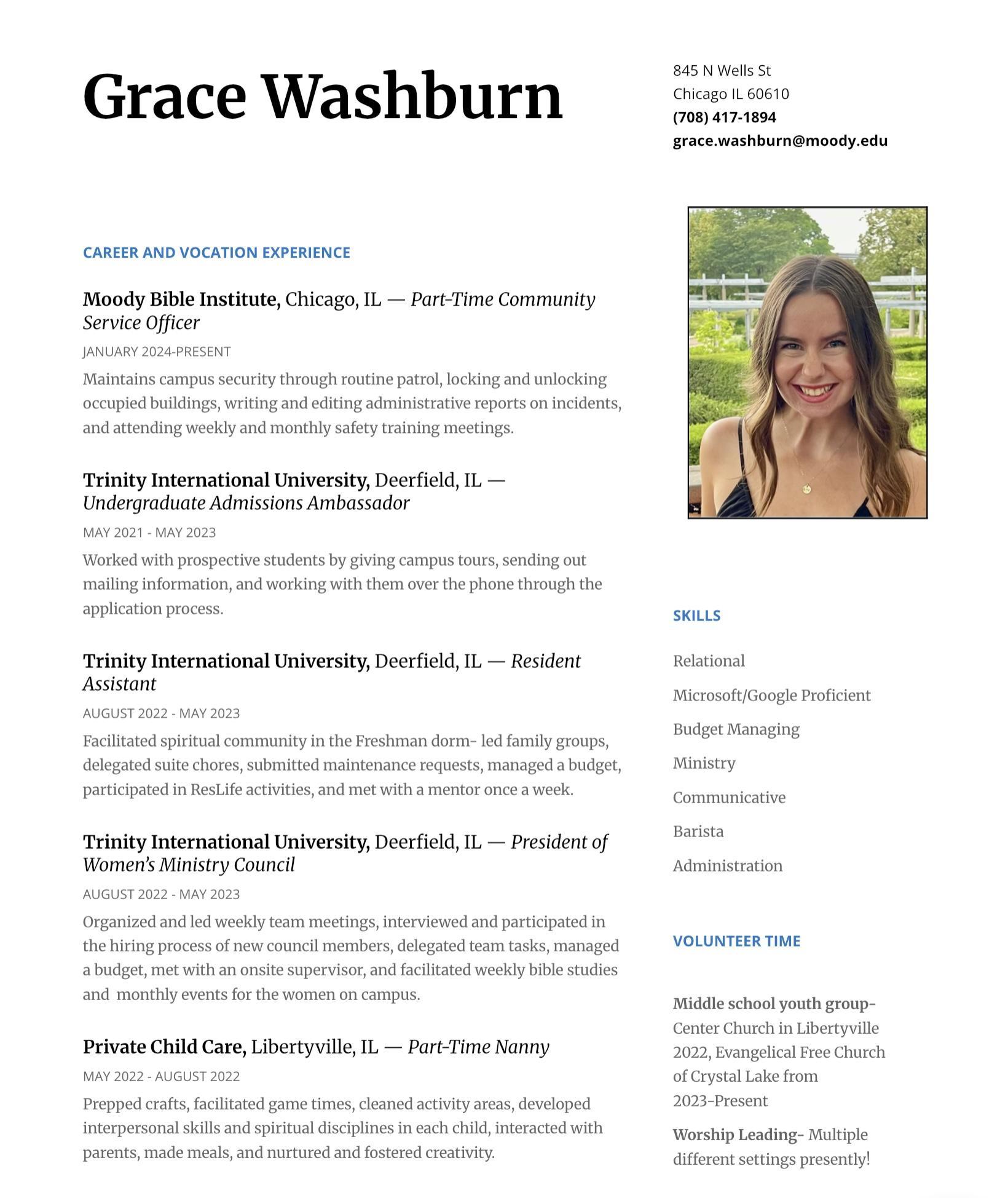 Grace Washburn